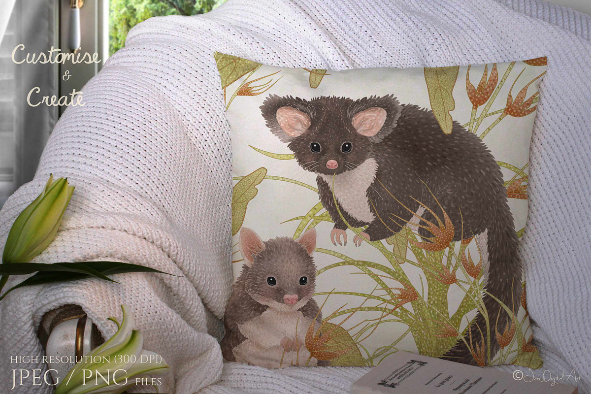Australian Animals Vol IV, an Animal Illustration by Jen Digital Art (Photo 6 of 8)