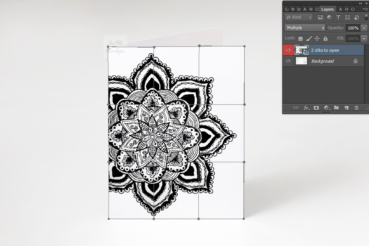 A2 Greeting Card mockup invitation, a Print Template by Leo Flo Mockups (Photo 2 of 4)