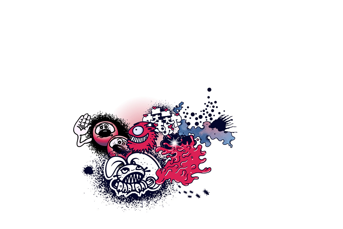 Graffiti Vector Bundle, an Object Illustration by Vector Clash (Photo 5 of 6)