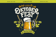 OKTOBERFEST Logotype, a Templates & Theme by Anna's Lettering (Thumbnail 1 of 3)