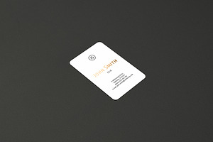 8.5x5.5 Business Card Mockup