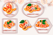 Apricot Jam & Juice, watercolor, a Food Illustration by EL_SUHOVA (Thumbnail 11 of 14)