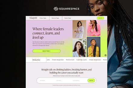 Coach & Course Creator Website, a Squarespace Template by byjessiestudio
