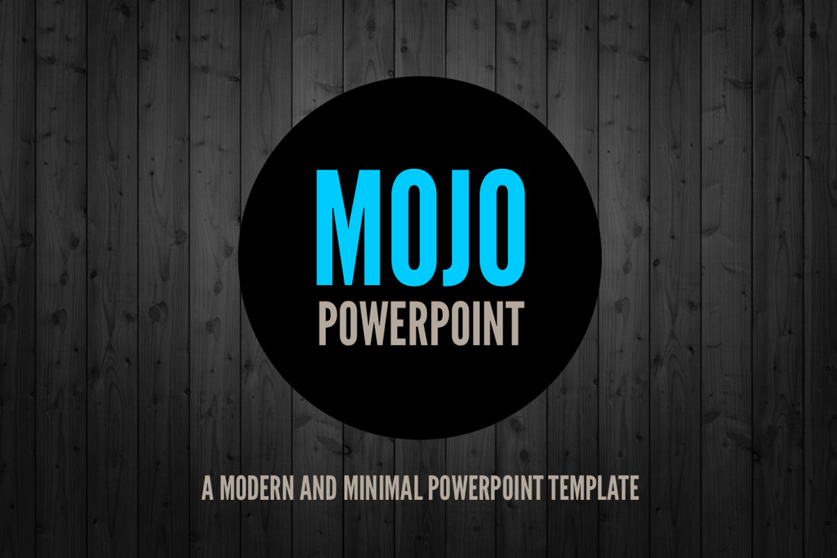 MOJO: Minimal Powerpoint Template, a Presentation Template by WeGraphics (Photo 1 of 2)