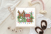Christmas Mimi Claus Santa Reindeer, an Illustration by CraftArtStudio (Thumbnail 4 of 4)