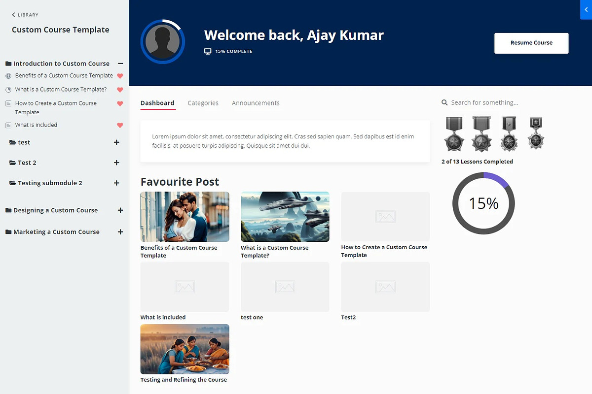 Momentum Achievement Kajabi theme, a Landing Page Template by Dev Lab (Photo 1 of 2)