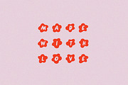 FLOWER PARTY | groovy flower font, a Font by Loryn Ipsum (Thumbnail 11 of 11)