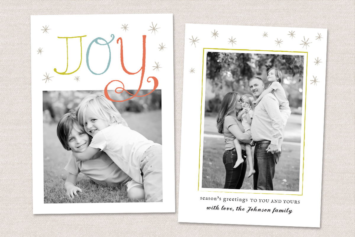 Christmas Card Template CC021, a Card Template by OtoStudio (Photo 1 of 2)