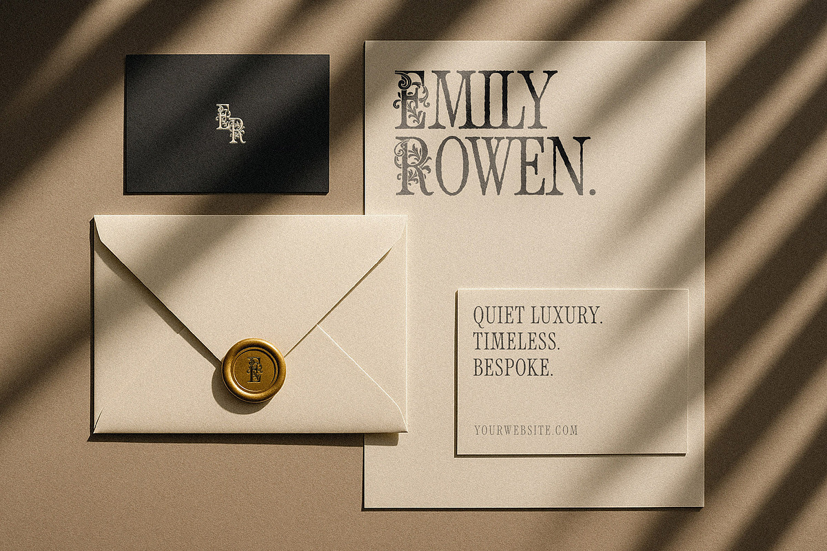 Royal Garden - Swirly Victorian Font, a Serif Font by AndrewPixelType (Photo 3 of 10)