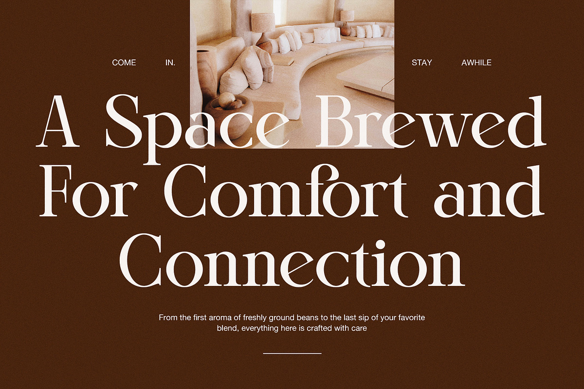 Encho Modern Serif Font, a Serif Font by Graphicxell (Photo 7 of 8)