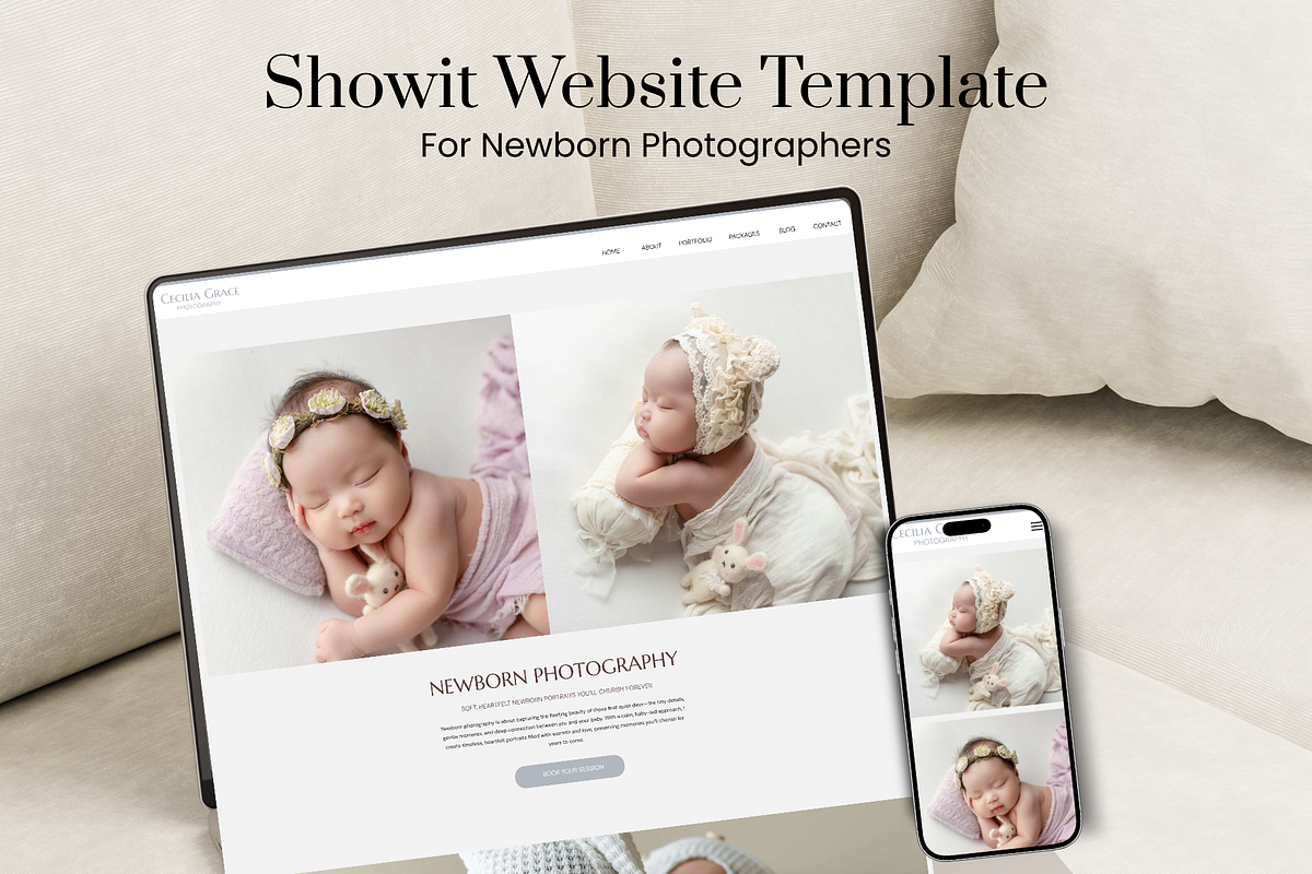Showit Photography Website Template, a WordPress Template by Sara Martin Designs (Photo 1 of 6)