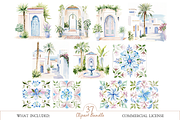 Moroccan Aesthetic Summer Clipart, an Illustration by MockupWizard (Thumbnail 3 of 6)