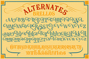 Brellos Typeface, a Serif Font by alit design (Thumbnail 5 of 12)