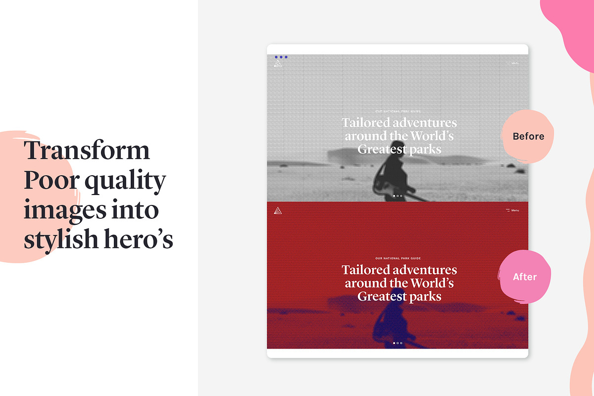 Hero Image & web background creator, an UI Kit Template by dookit studio (Photo 7 of 9)