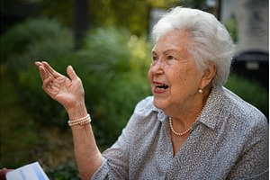 Portrait of beautiful old lady, a Person Photo by HalfPoint