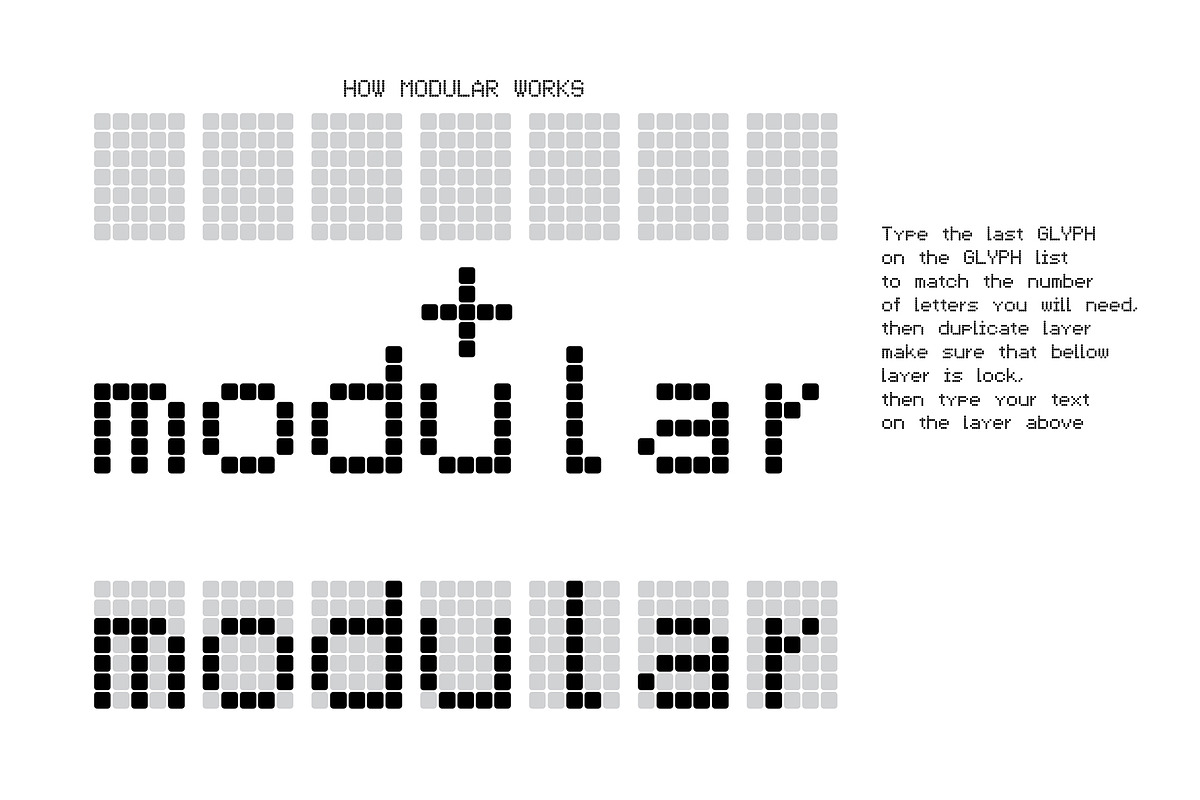 Ruled By Bytes Typeface preview 3