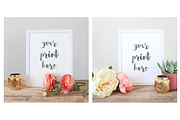 ValuePack: 4 Feminine Styled Mockups, a Print Template by WeLivedHappilyEverAfter (Thumbnail 3 of 3)