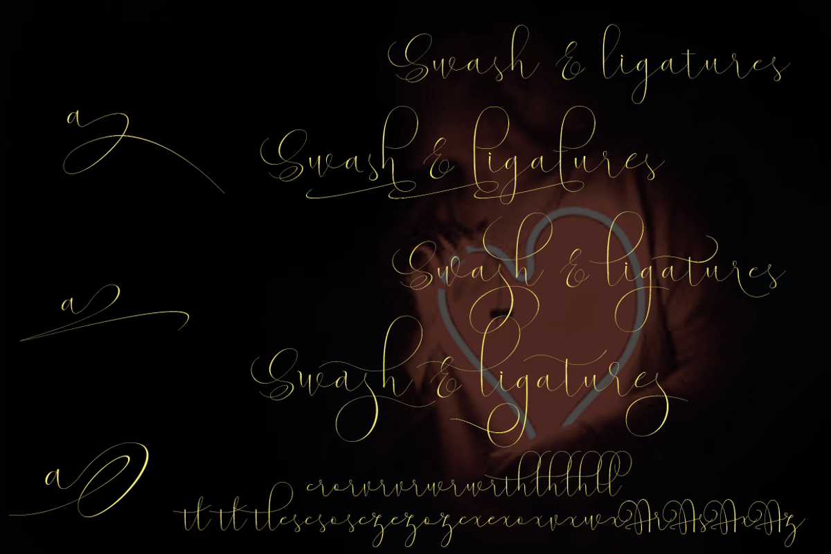 Virgita script, a Script Font by Letter-P (Photo 10 of 10)