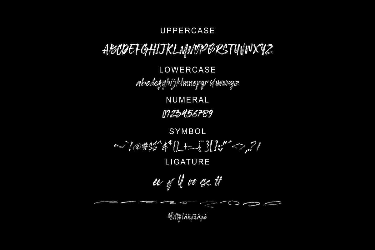 BRUSHBRESS, a Script Font by zamjumps (Photo 2 of 9)