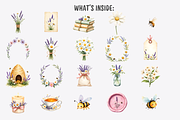 Lavender and Bees Clipart Bundle, a Decorative Illustration by Anca Digital Vibe (Thumbnail 6 of 9)