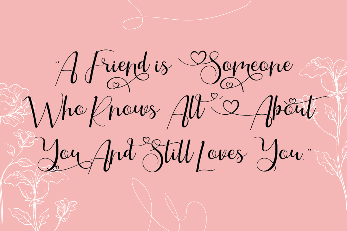 Gayesha - Lovely Script, a Script Font by PutraCetol Studio (Photo 7 of 11)