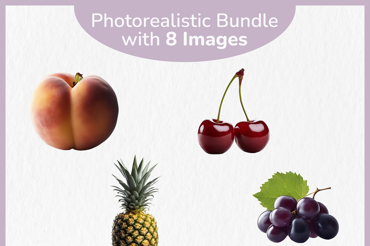Fruits - Photorealistic Stock Bundle, a Food Illustration by Digital Dreamscaping (Photo 3 of 4)