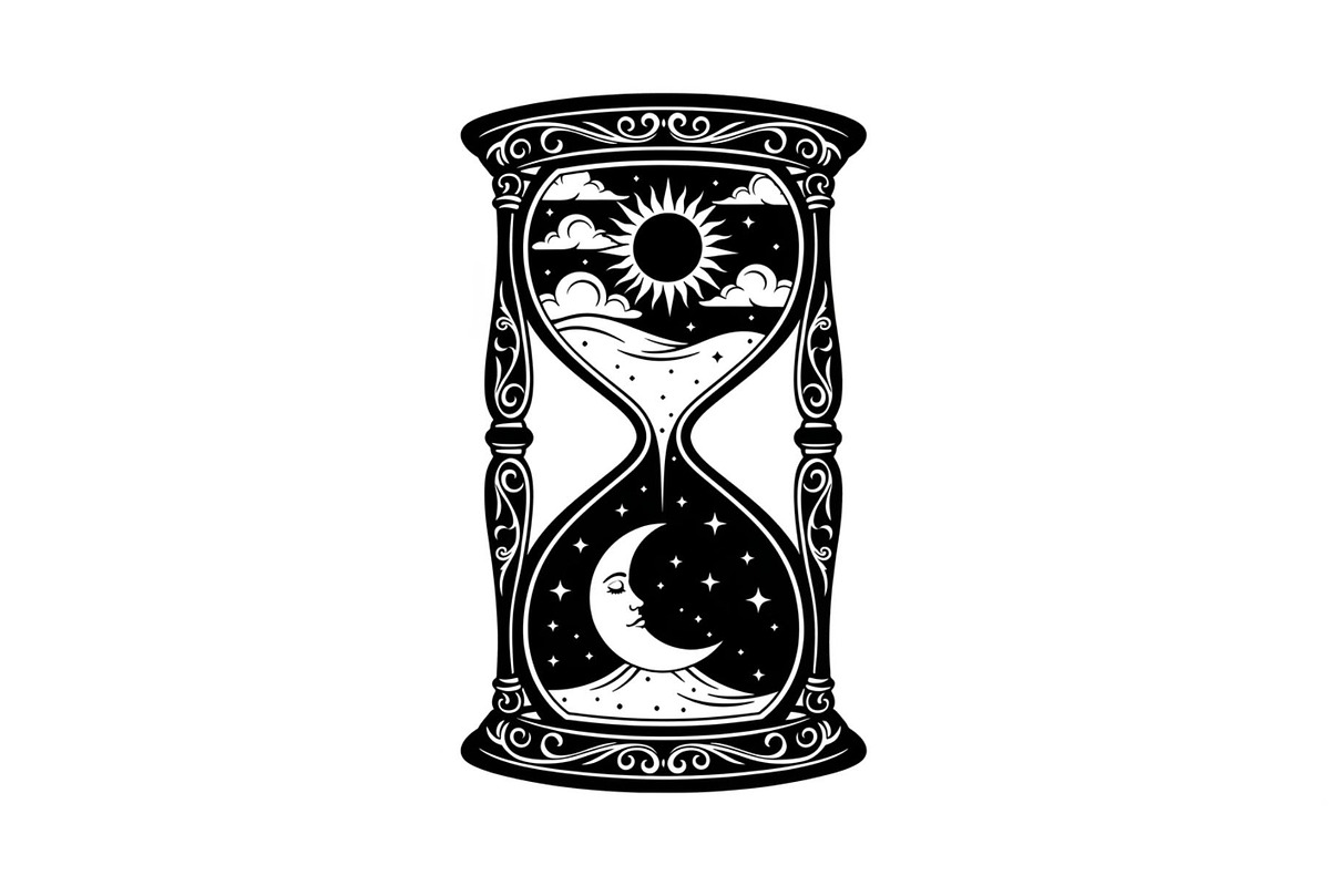 Celestial Sun Moon Hourglass Bundle, an Illustration by Gaye Art (Photo 10 of 31)