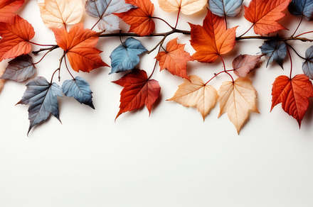 Background of leaves of different co, a Background Photo by Perpis