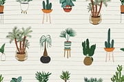 Interior Home Plants, a Pattern Graphic by GooseFrol (Thumbnail 5 of 7)