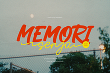 Memori Senja | Hand Drawn Script