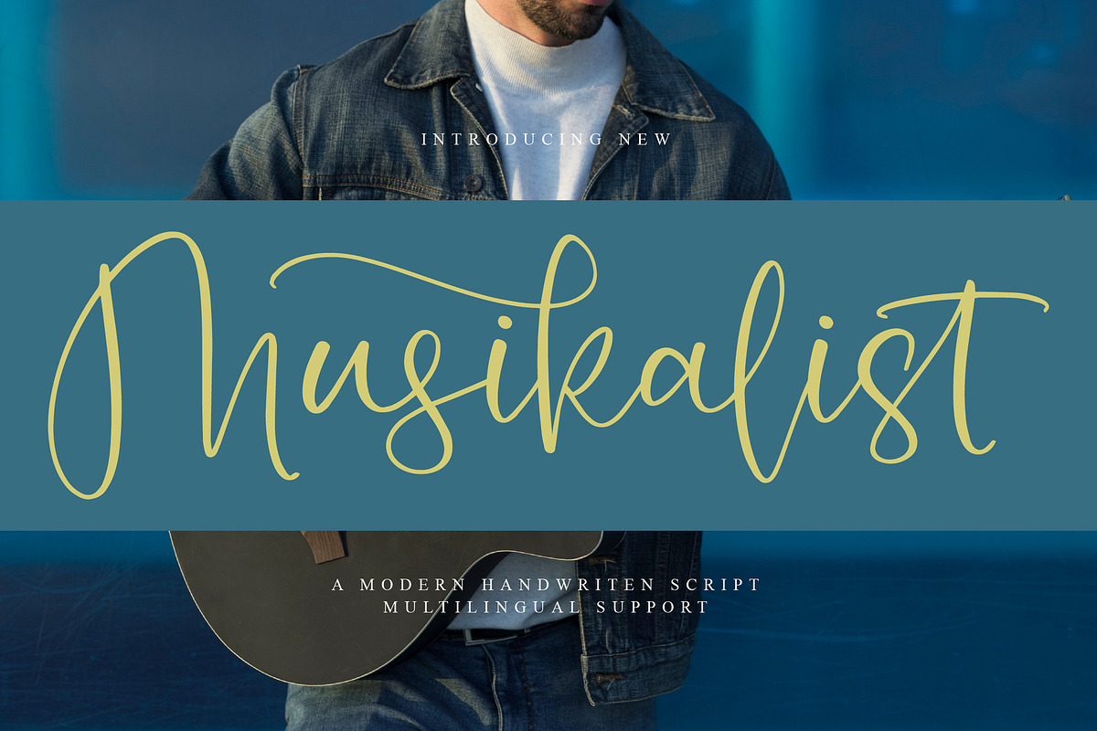 Musikalist, a Script Font by operatype.co (Photo 1 of 13)