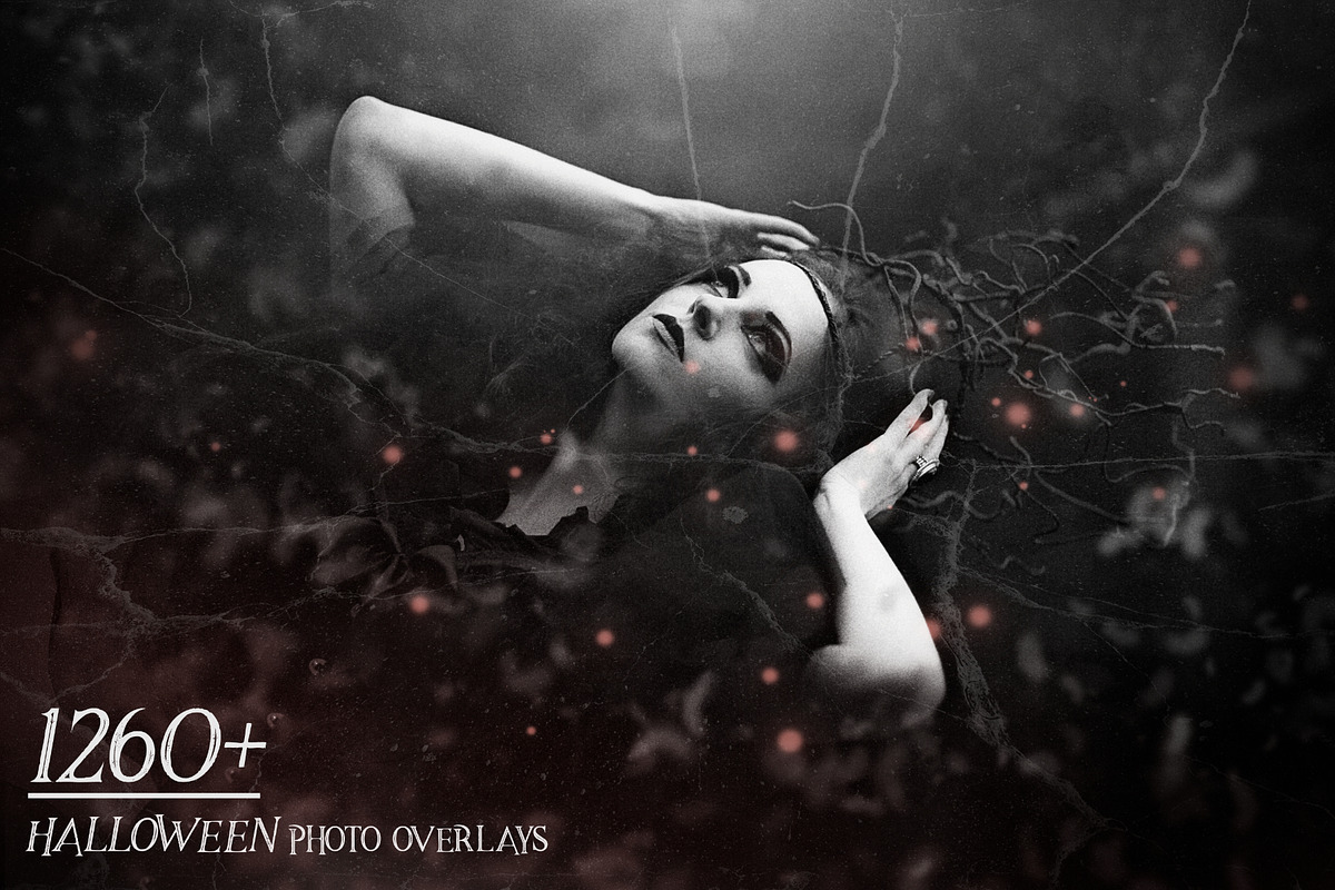 1260+ Halloween Photo Overlays, a Brushes & More by Eldamar Studio (Photo 1 of 13)