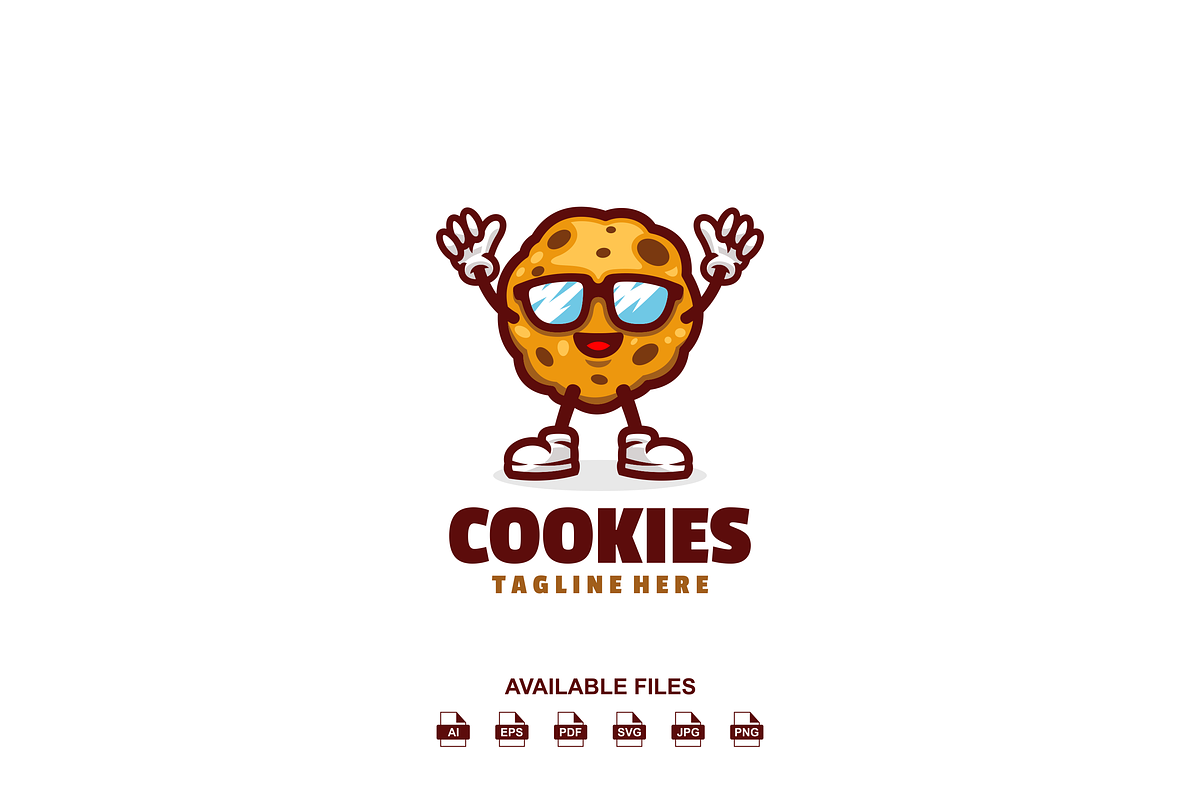 Cookies Mascot Logo, a Design Template by artchiles_design