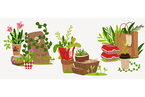 Eco takeaway paper package, a Food Illustration by art PVP - market