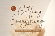 Getting Everything - Modern Font