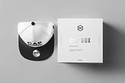 Cap & Box Mock-up, a Hat Mockup by Yogurt86 (Thumbnail 3 of 7)