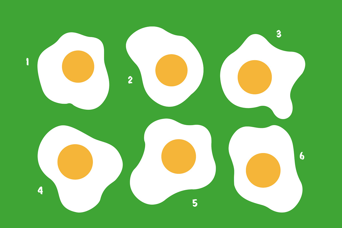 Fried Egg Vector Illustrations, a Graphic by This For There (Photo 1 of 3)