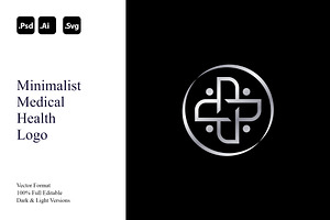 Minimalist Medical Health Logo, a Branding & Logo Template by Luxury Logos