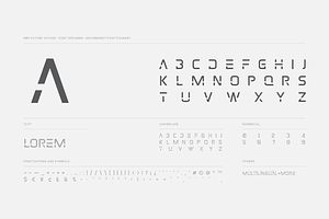 MBF Future Voyage - Futuristic Font