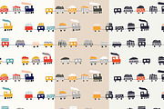 Transport patterns, a Pattern Graphic by Magnia (Thumbnail 3 of 7)