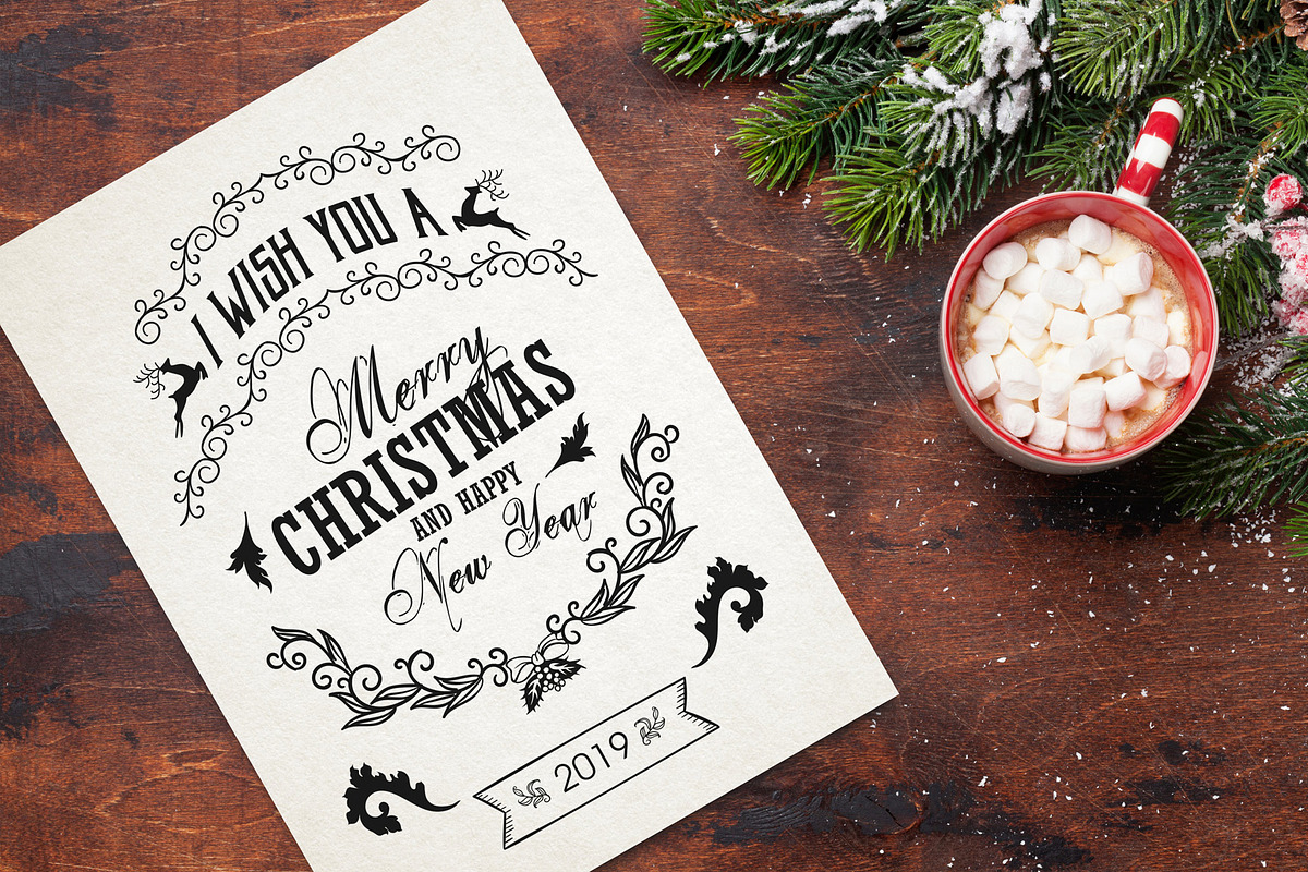 48 Christmas Mockup, a Print Template by Walentin (Photo 18 of 49)