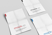 Creased Paper Mockup, a Print Template by KIPET (Thumbnail 6 of 11)