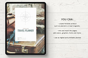 Canva Travel Planner Templates, a Templates & Theme by Nursery Art (Thumbnail 2 of 9)