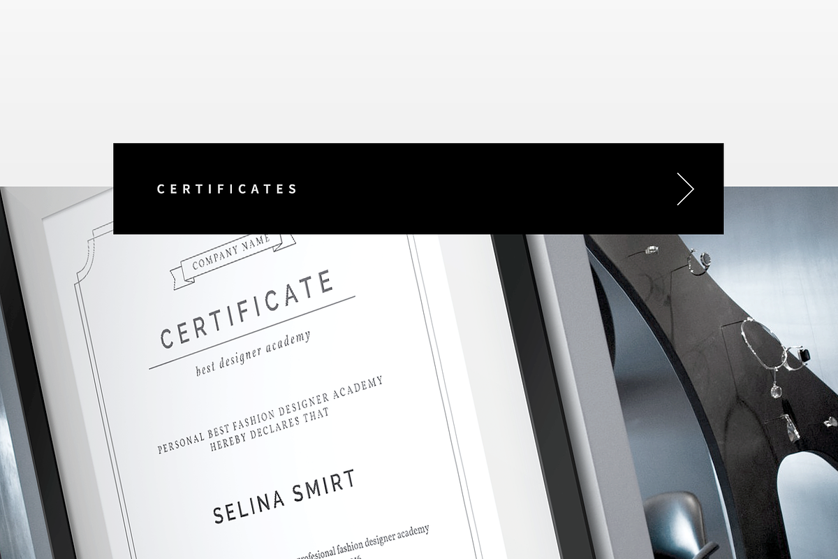 Clean Certificates, a Stationery Template by BOXKAYU (Photo 1 of 6)