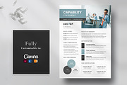 Business Capability Statement, A4, a Brochure Template by Niofix (Thumbnail 2 of 8)