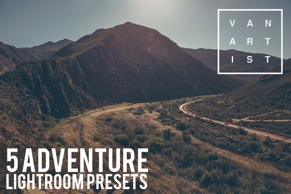 5 Adventure Lightroom Presets, a Plug-in Add-On by Vanartist Presets (Photo 1 of 2)
