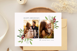 Christmas Card Template CD412