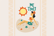 Tiki Tropical Summer Font, a Font by arausidp (Thumbnail 5 of 7)