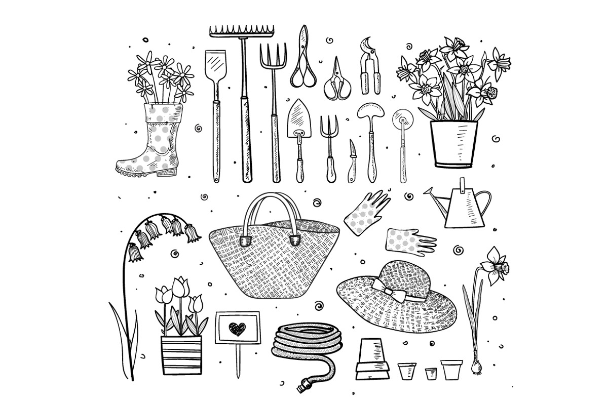 Garden sketches, an Illustration by Elina_Li (Photo 4 of 15)