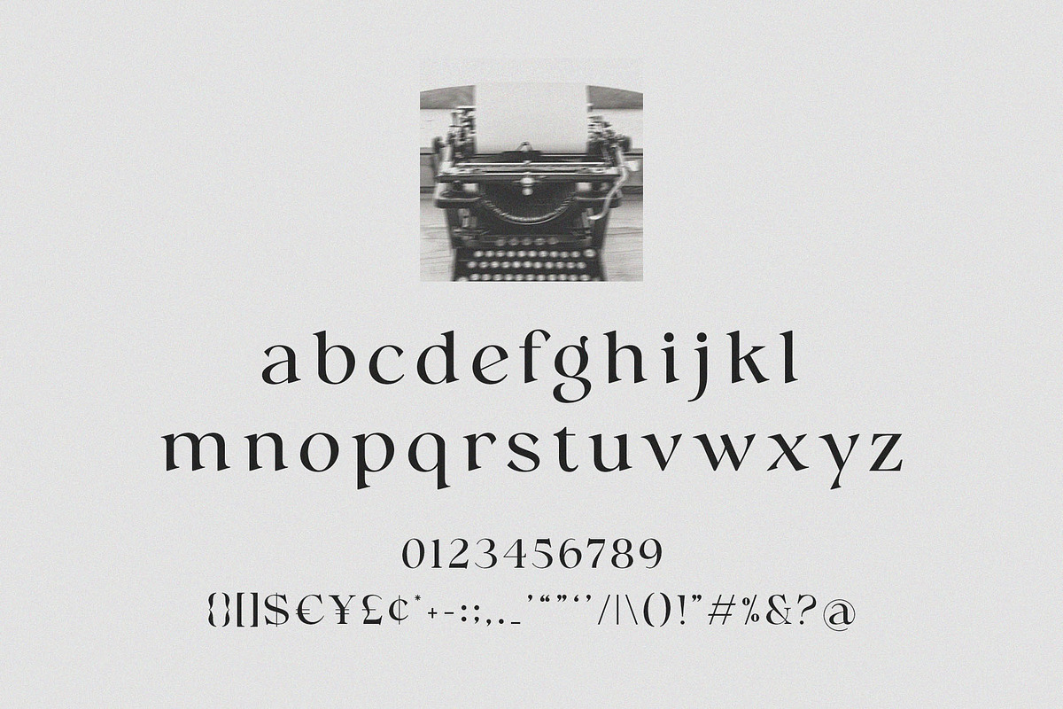 Auliare – Retro Serif Typeface, a Serif Font by BrandSemut (Photo 10 of 10)